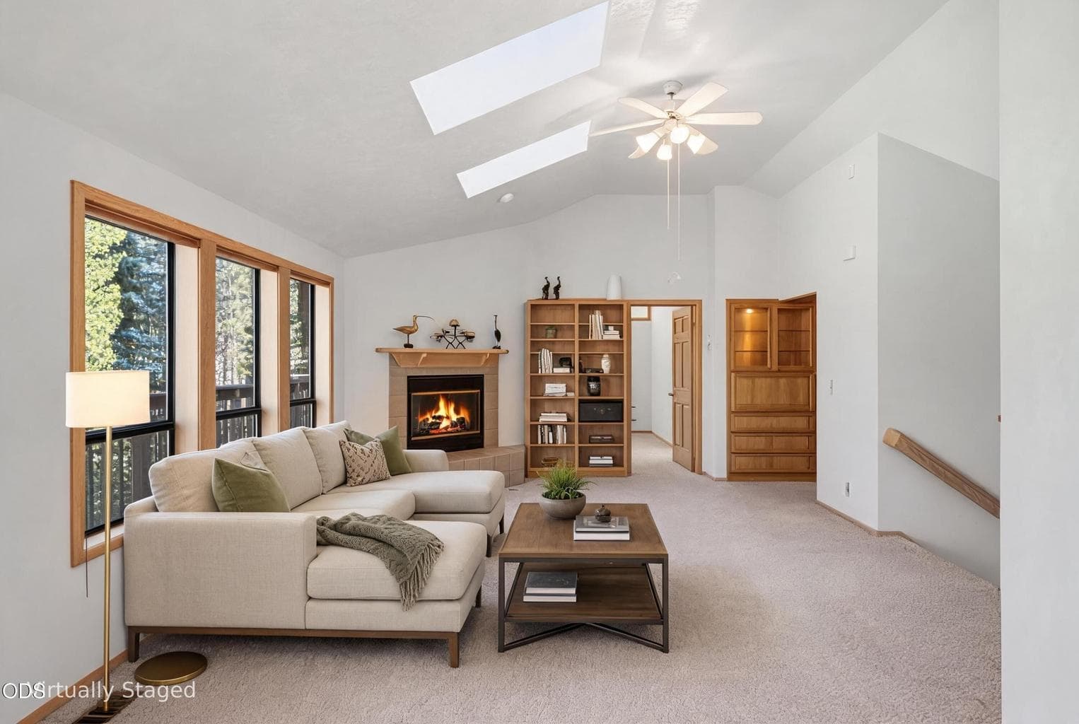 Virtual Staging - Living Room Set up 2, different angle