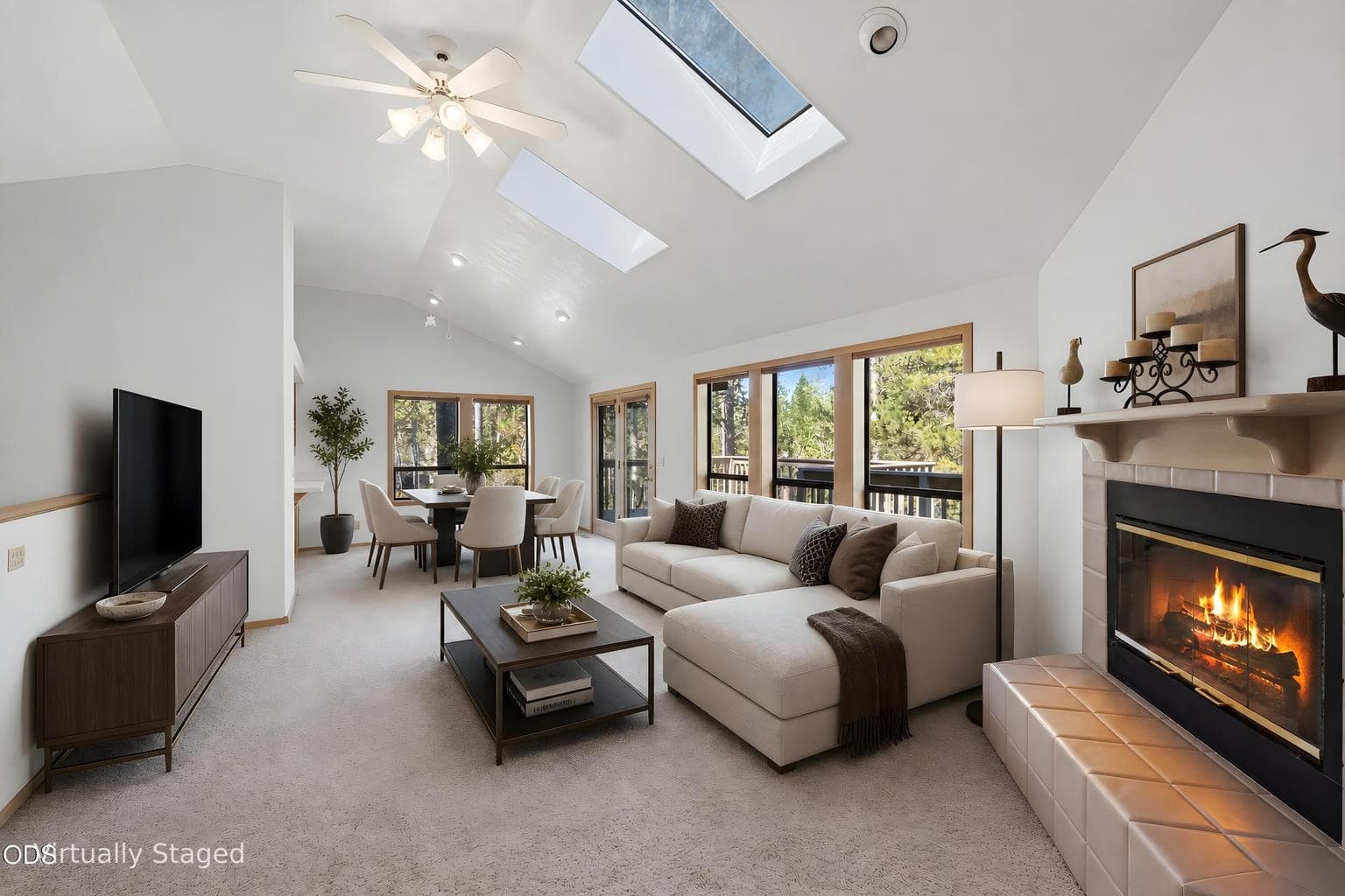 Virtual Staging - Living Room Set up 2