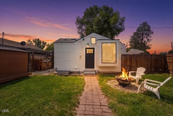 fire pit area