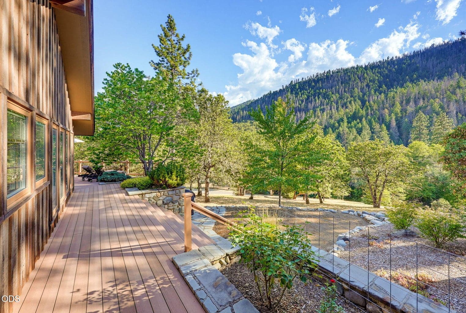 A composite deck provides amazing views