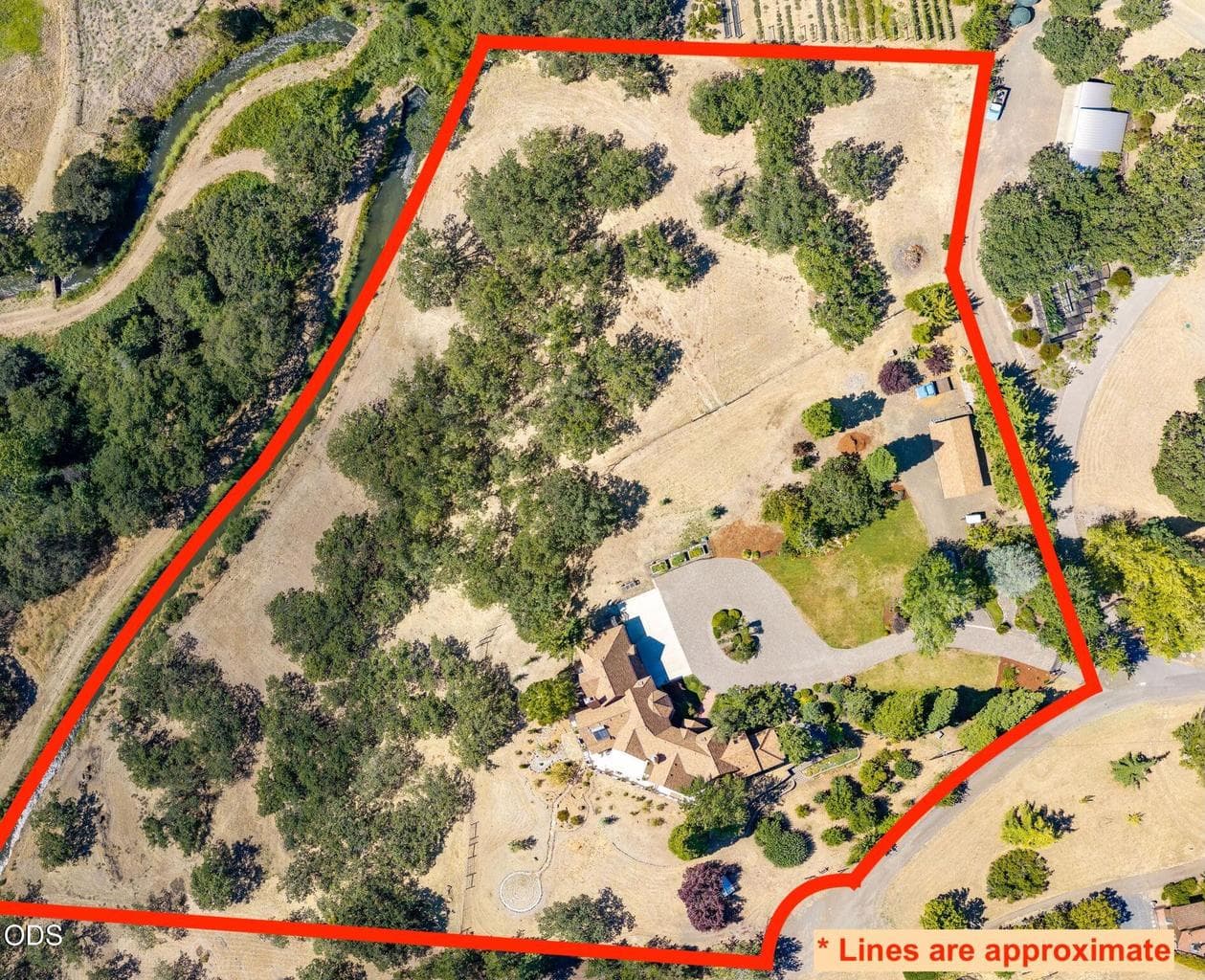 Property lines are approximate