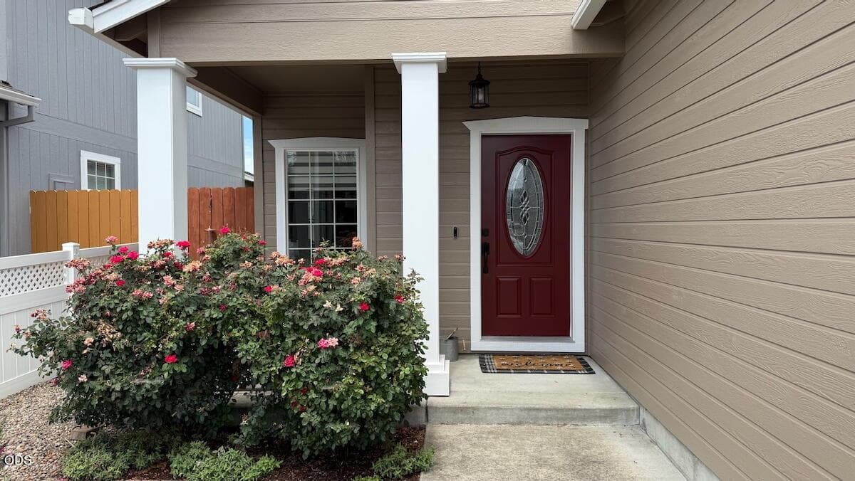 Covered front porch