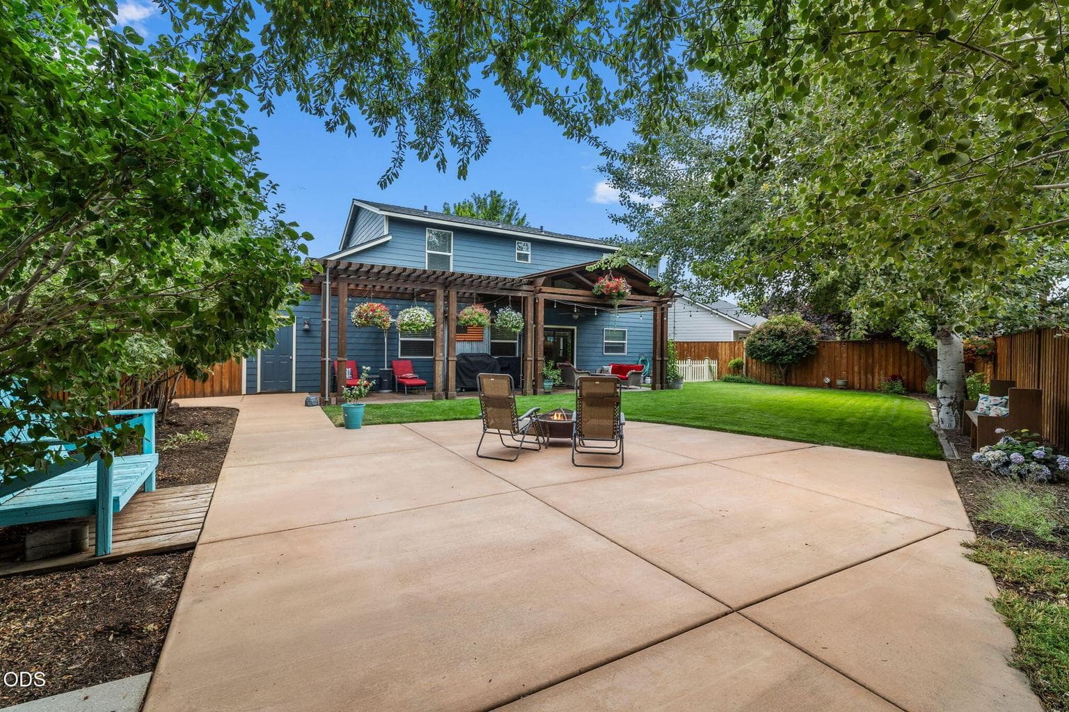 Pool Slab in back yard