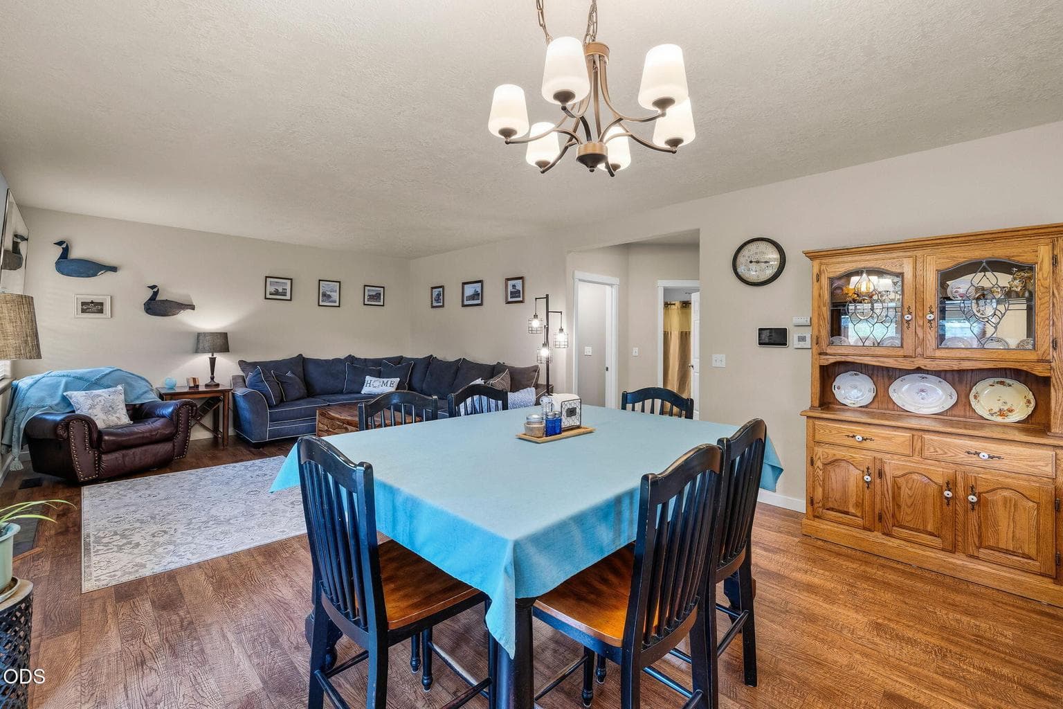 Dining area and family room