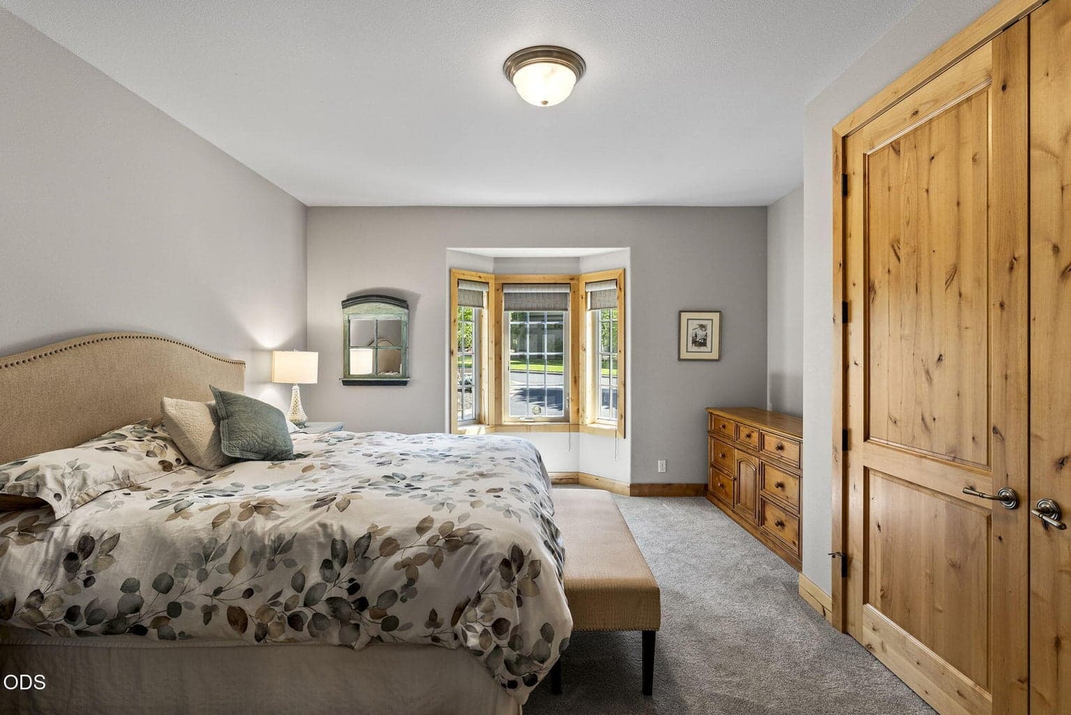 Guest ensuite bedroom with west-facing view.