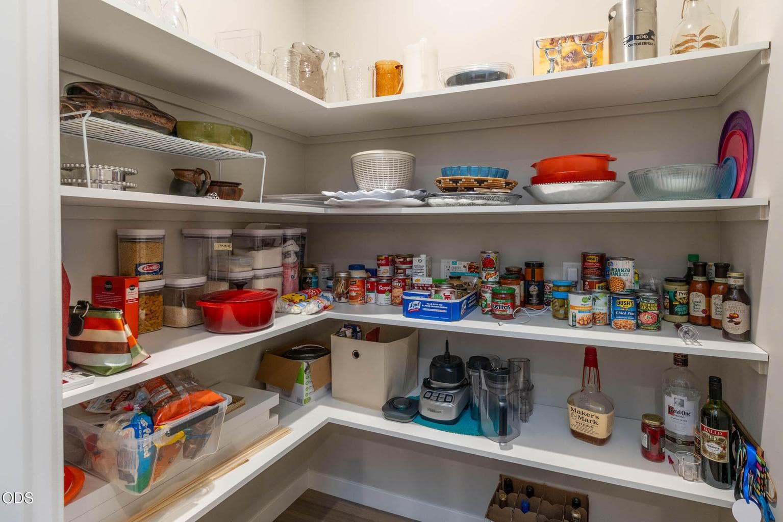 Two outlets in kitchen pantry