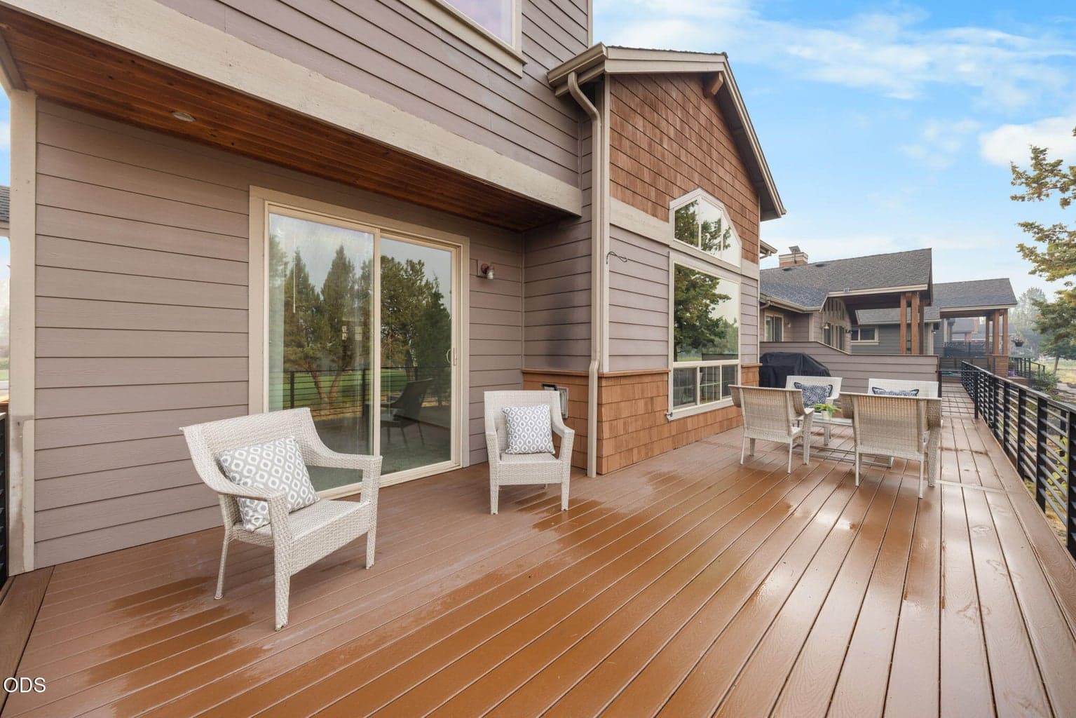 Exterior Deck with views of the 11th Fairway