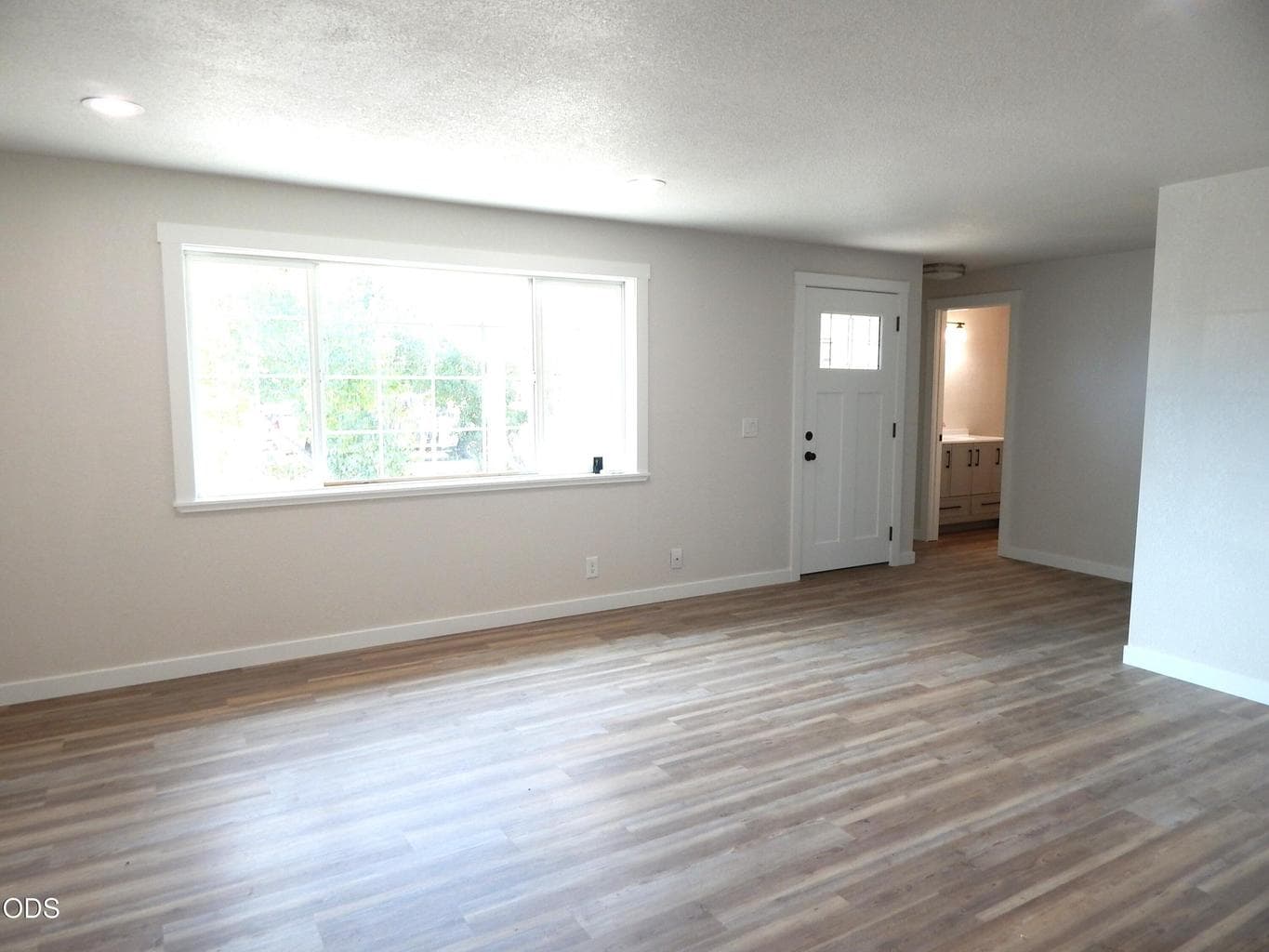 Back towards front door