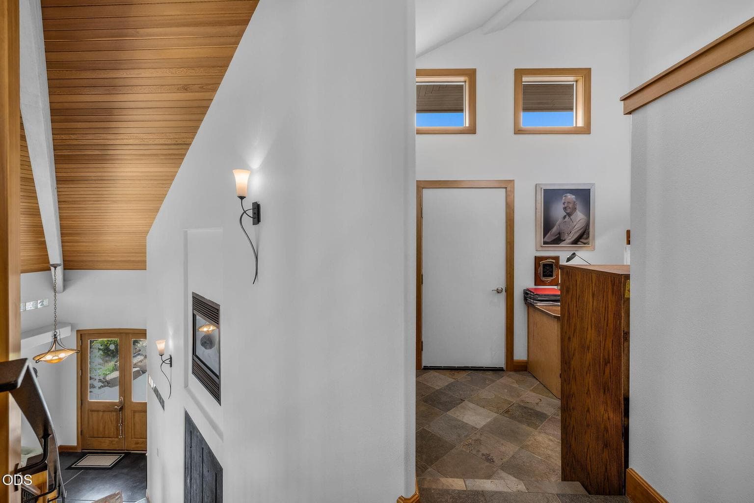 Office and Storage room - mid level off the stairway