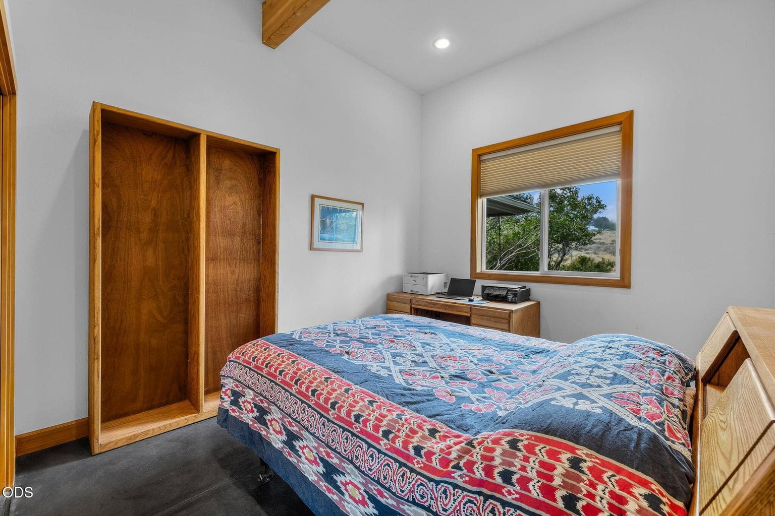 Main floor - Second bedroom with heated floors