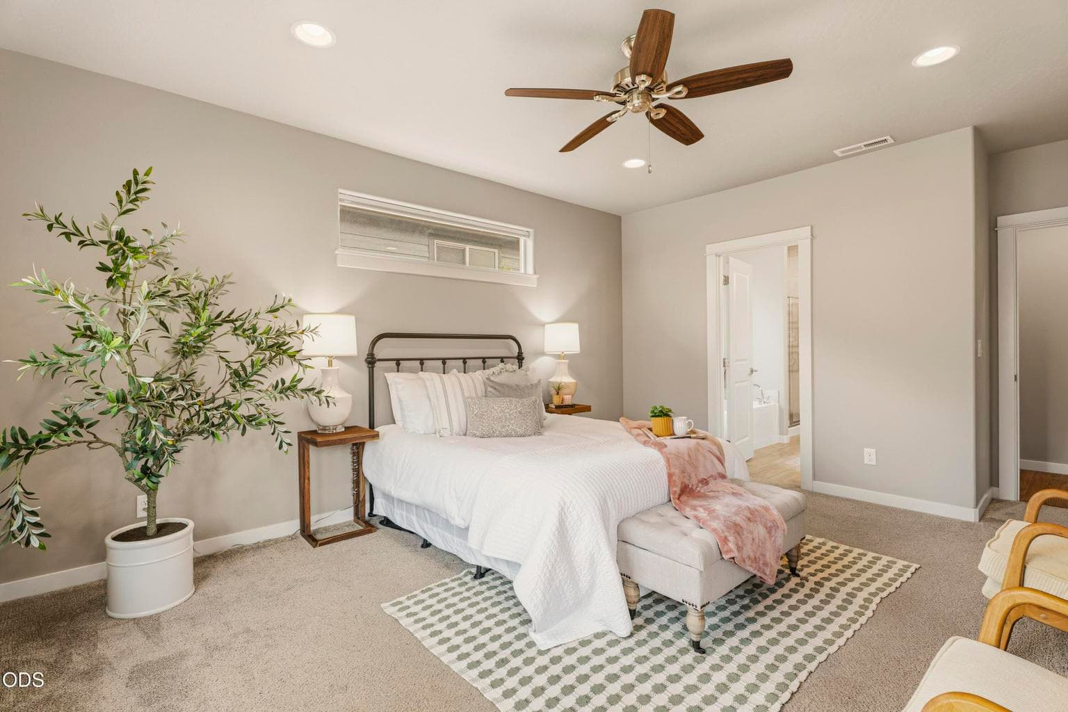 Large primary bedroom