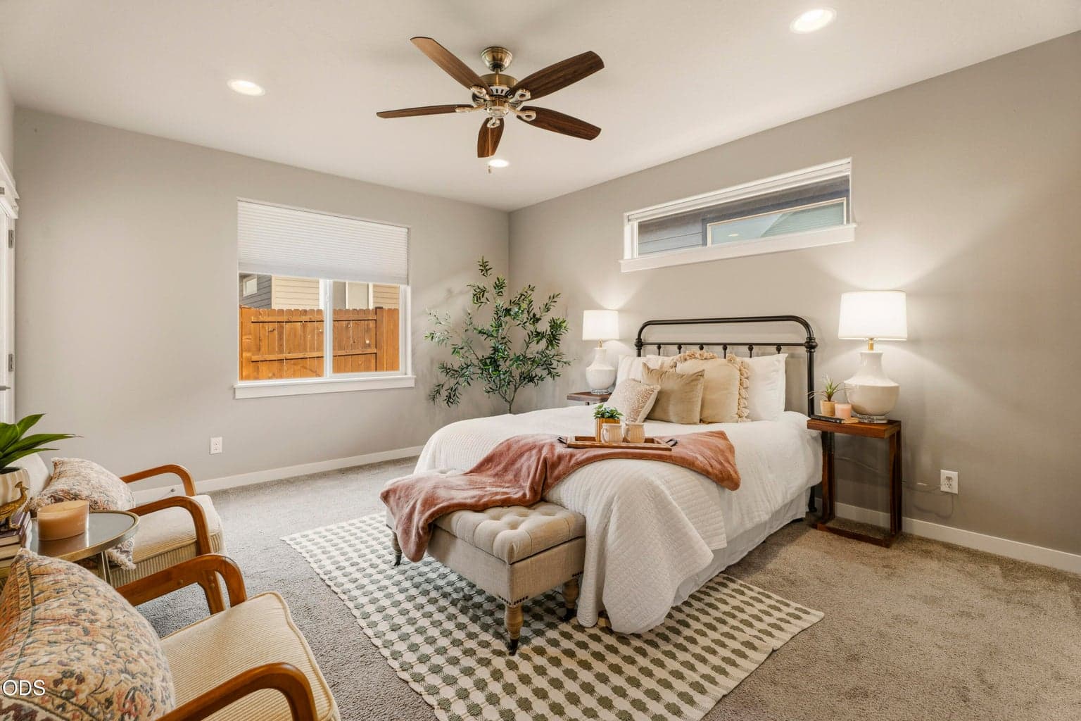 Large primary bedroom
