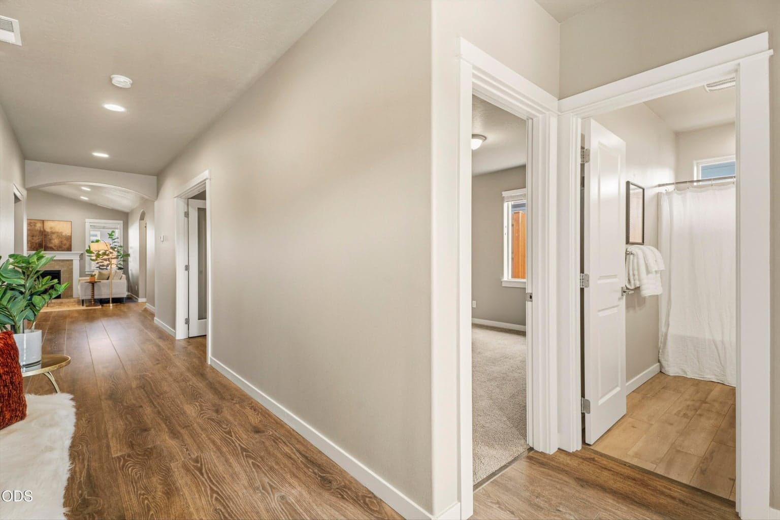 Wide hallway