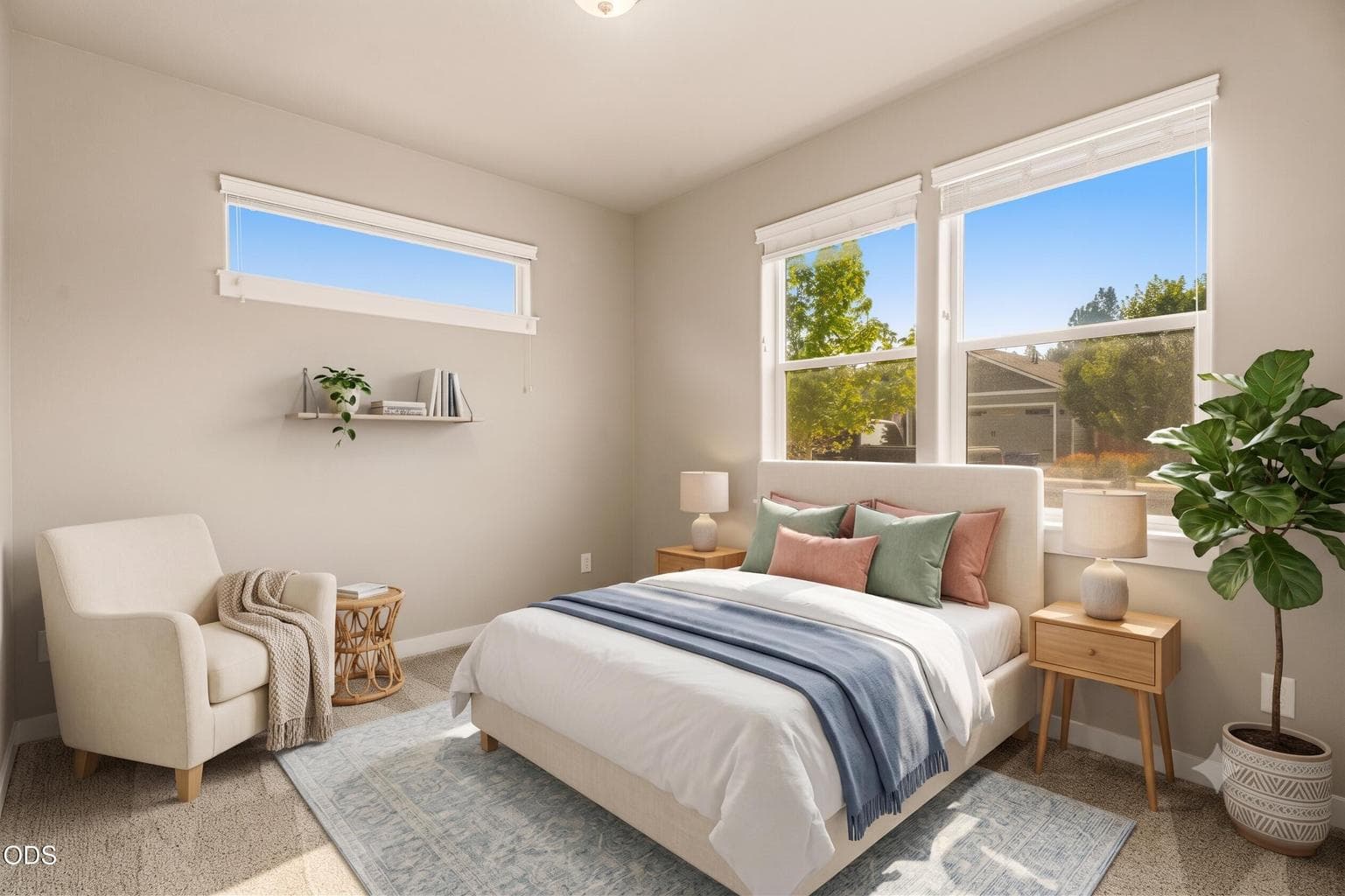 Virtually staged - Bedroom 3