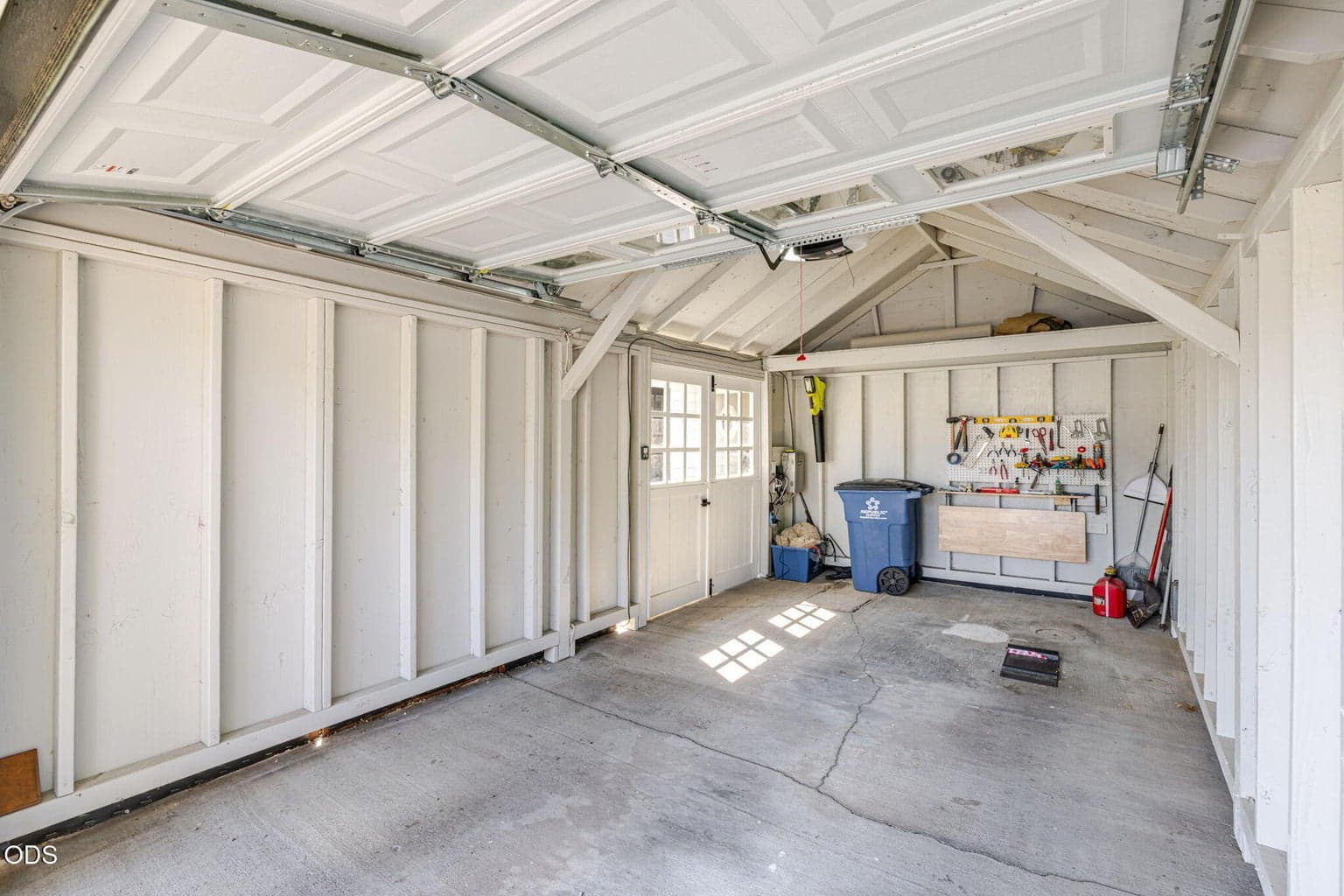 Interior Single Car Garage