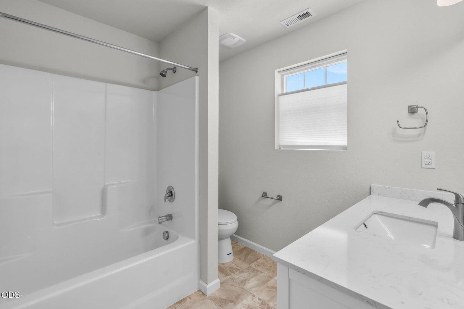 All new flooring and paint in upstairs bath