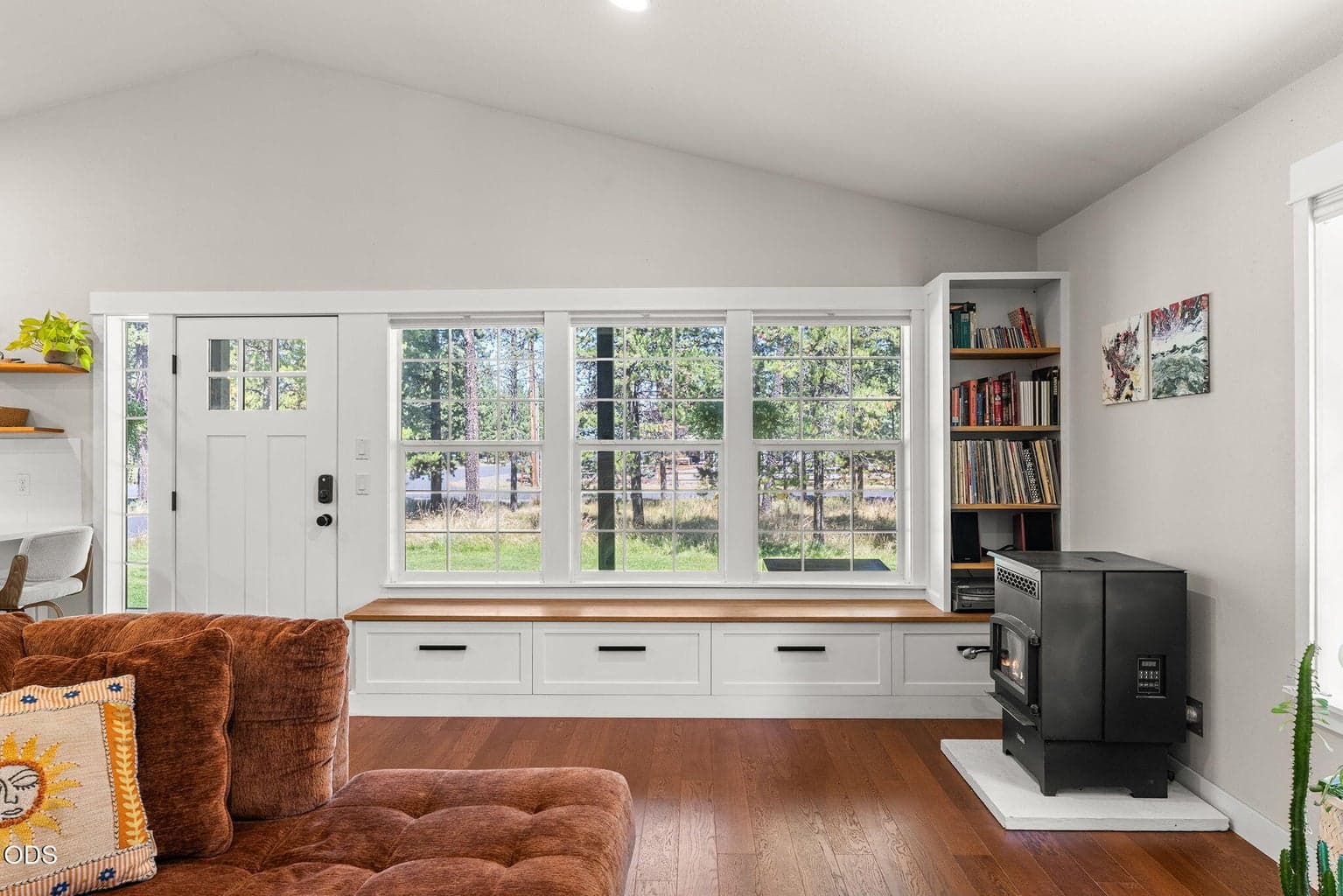 Custom Built in shelf/storage