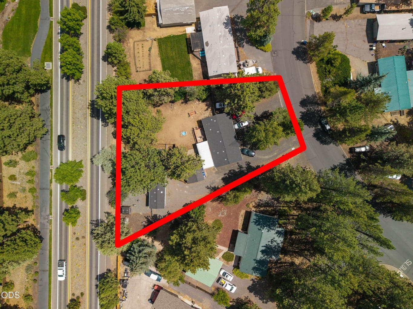 2nd aerial of property