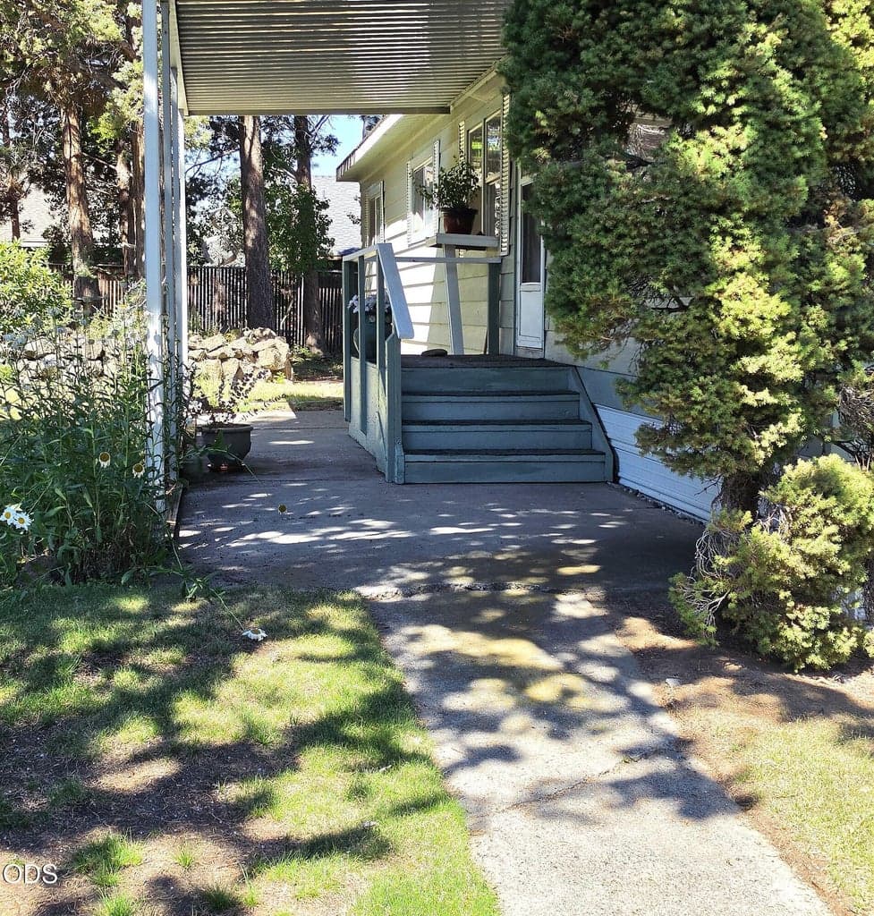Walkway to front door