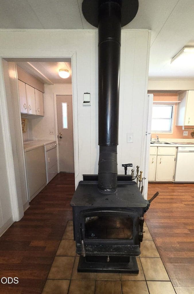 Wood stove is a great heating source