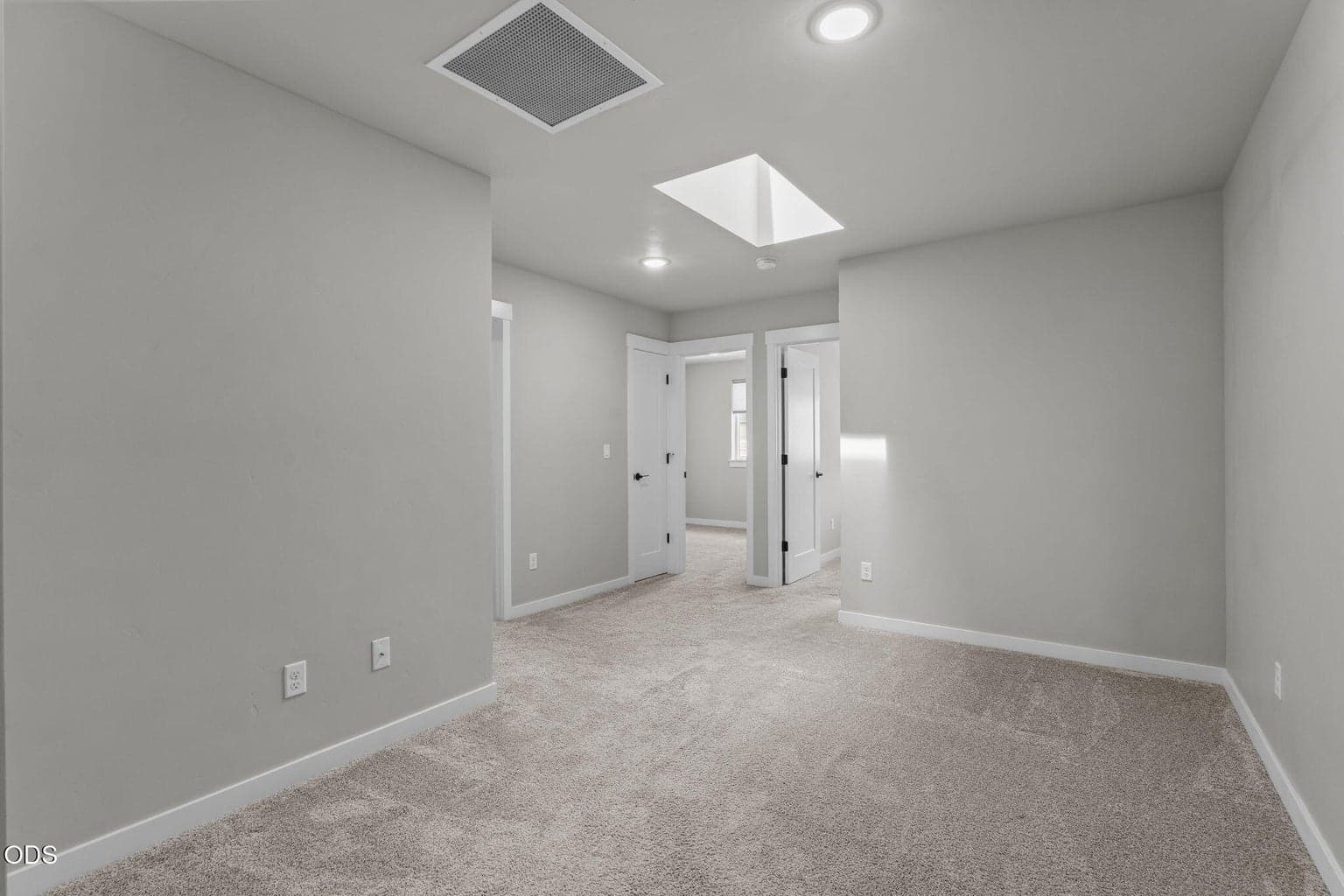 Skylight upstairs in the loft