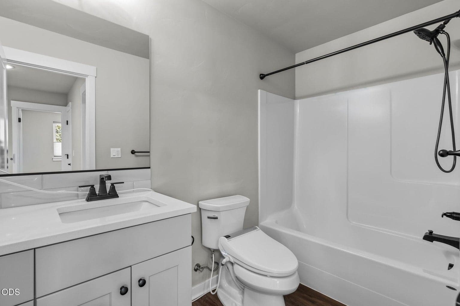 Guest bath upstairs with a bidet