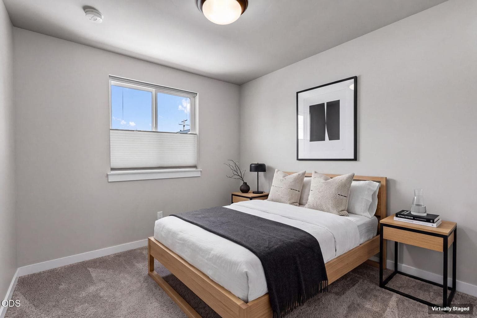 Bedroom 2 staged