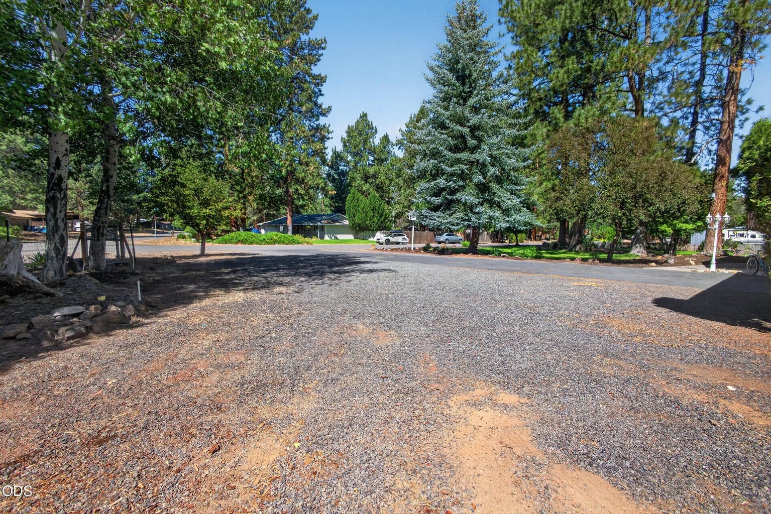 Room for parking, trailers, carport...