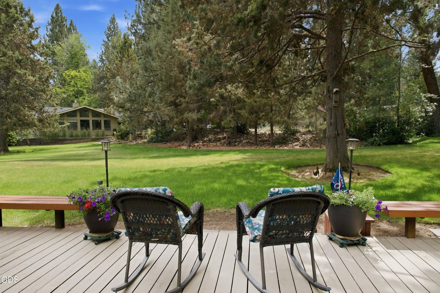 Welcome to the lovely, peaceful setting from your back deck!