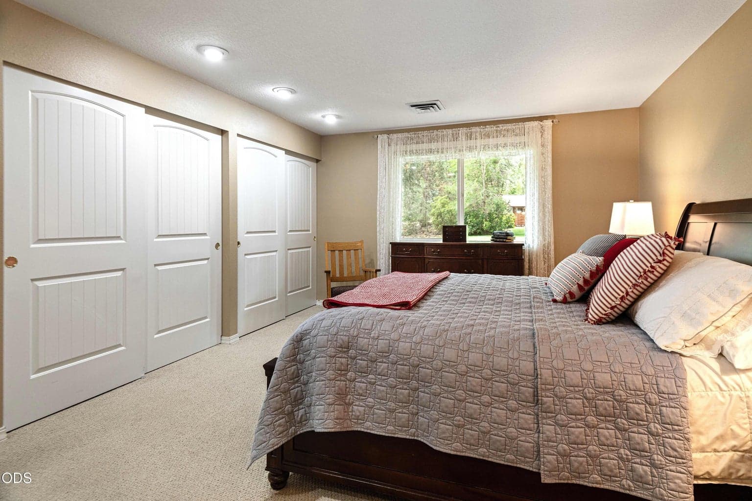 Plenty of closet space in the primary bedroom