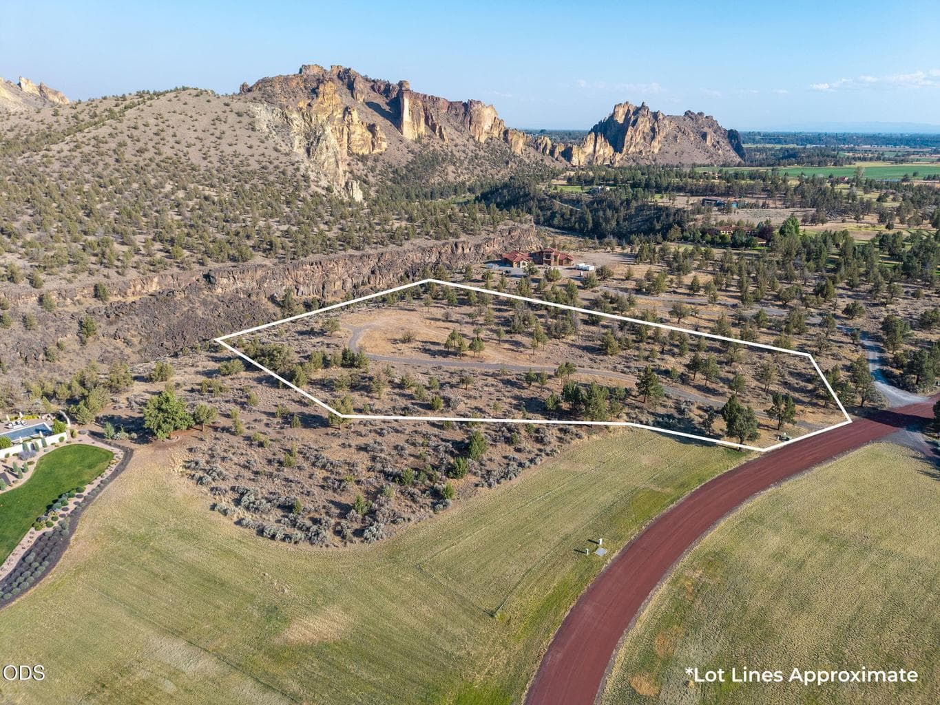 estimated property line