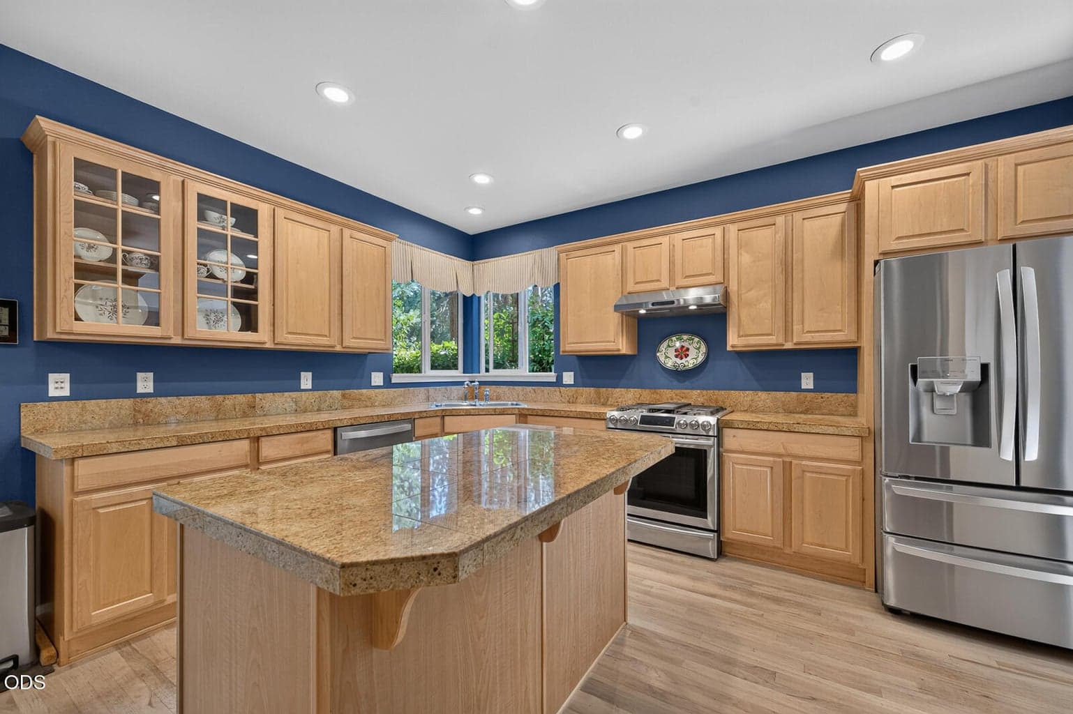 Newer stainless steel appliances