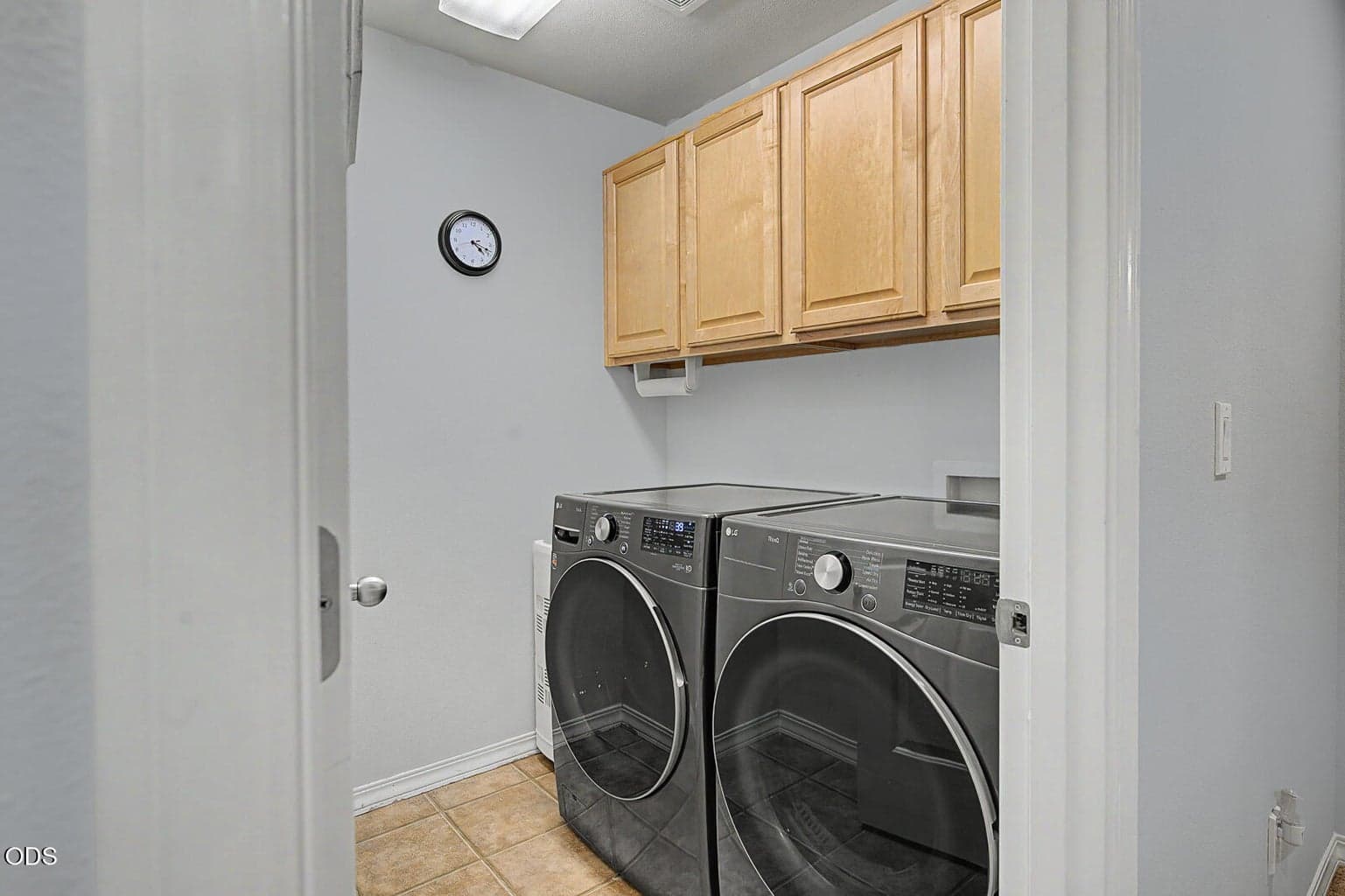 Upstairs laundry room