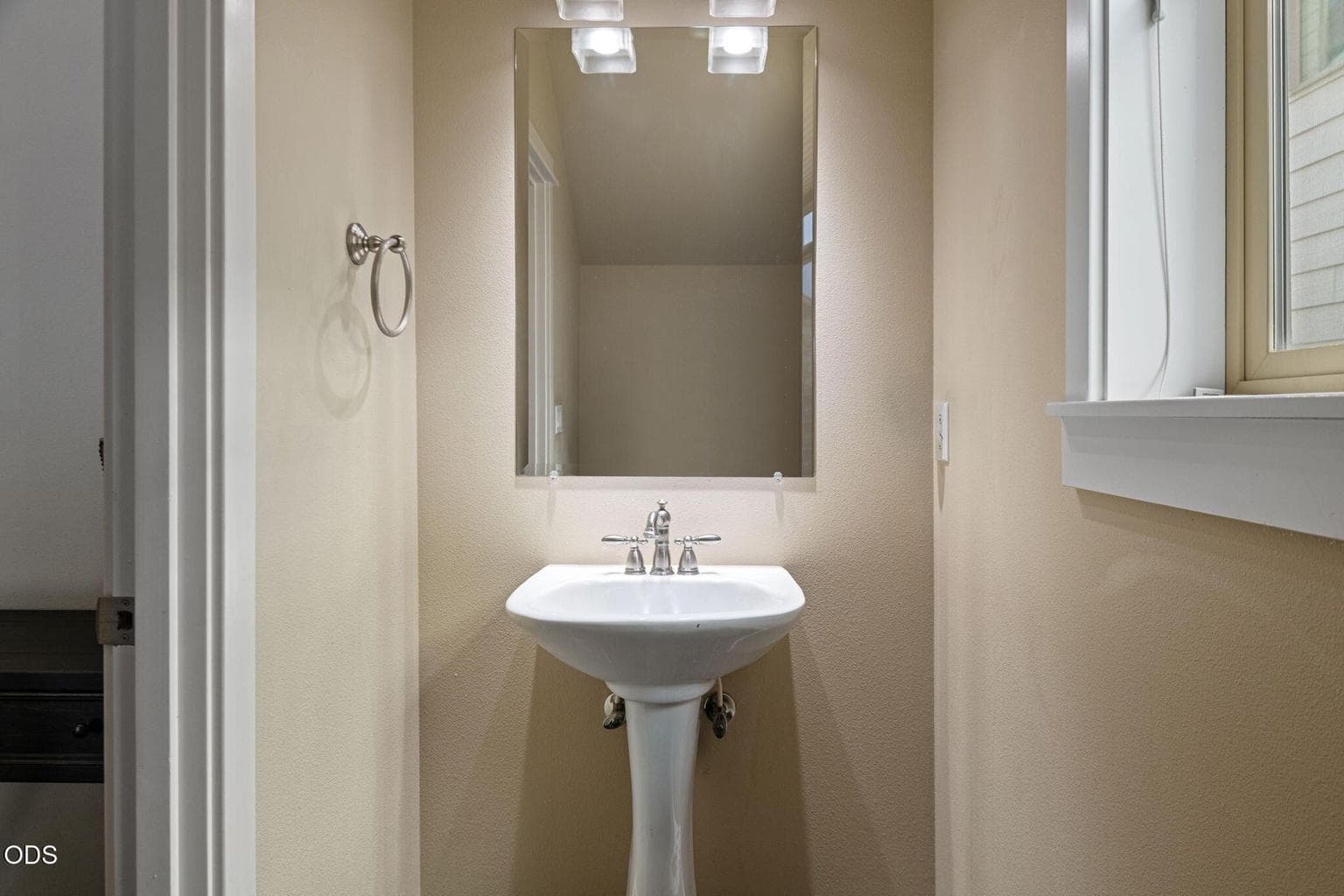 Main level half bath