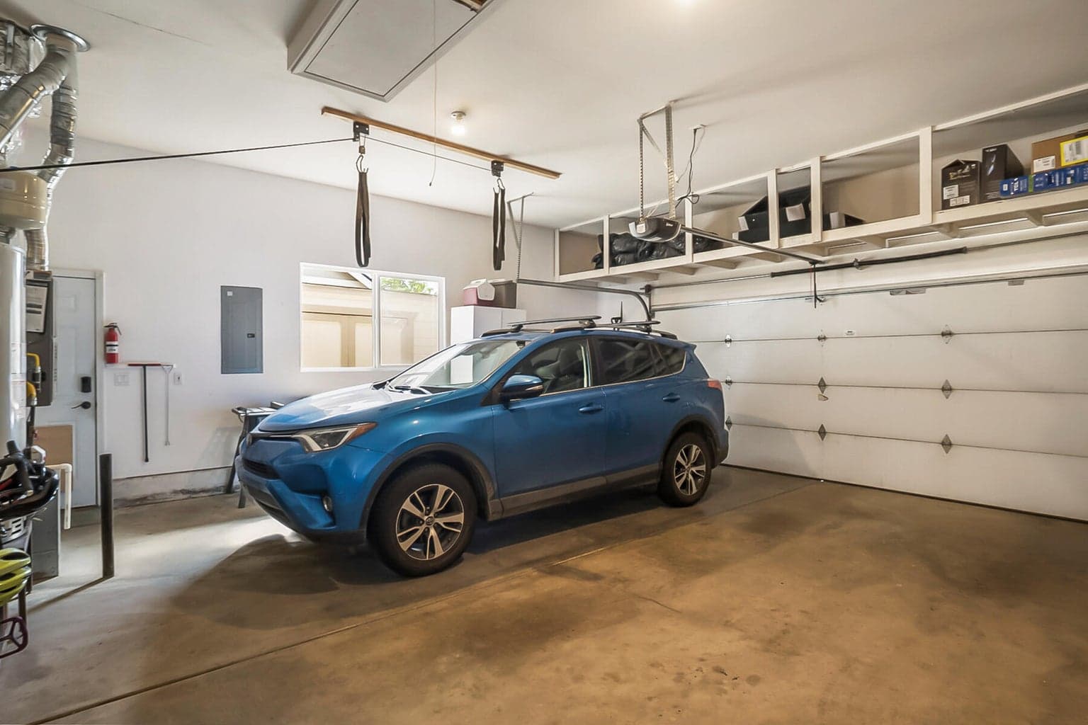 Spacious Oversized Garage with Ample Storage