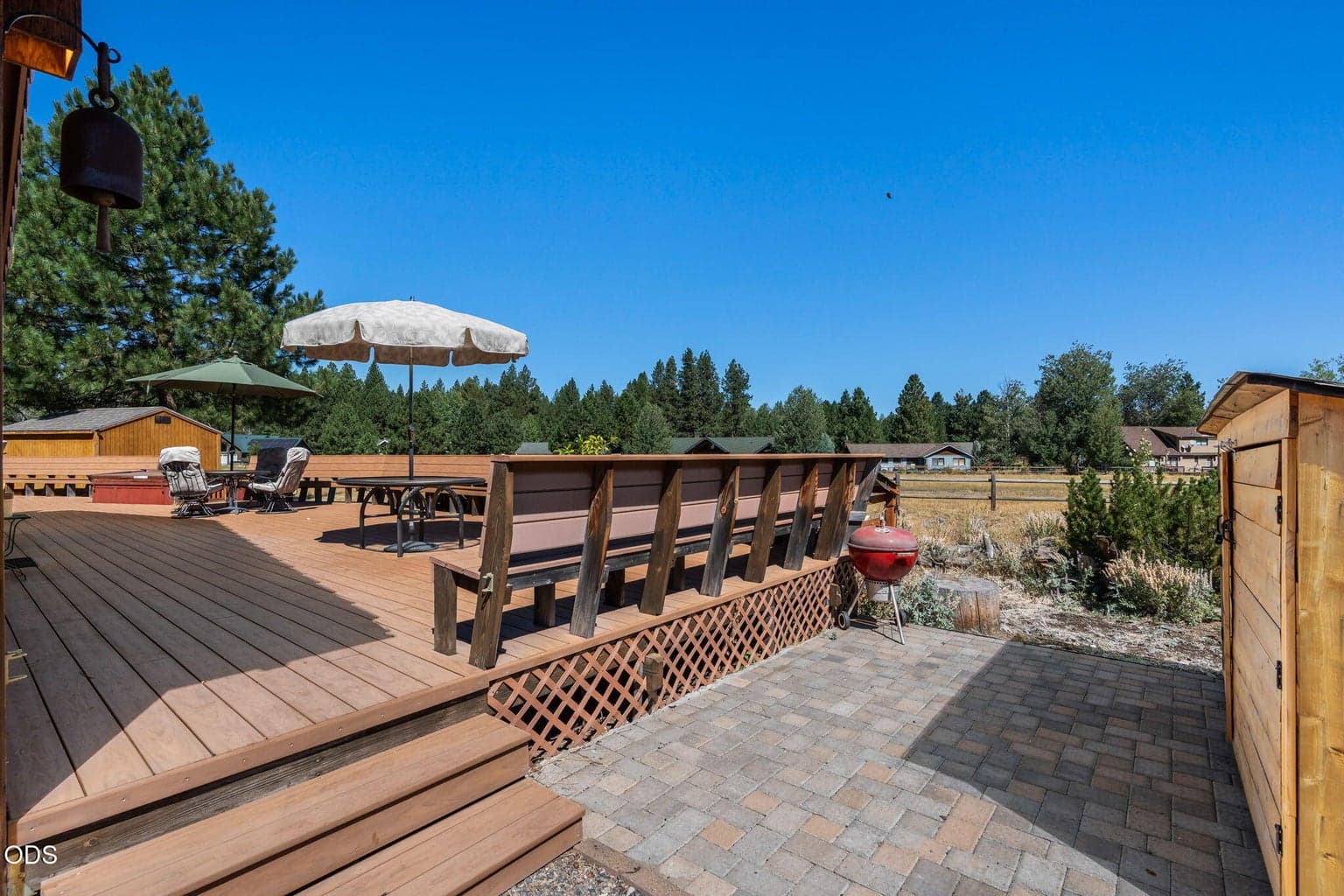 A convenient space for outdoor cooking