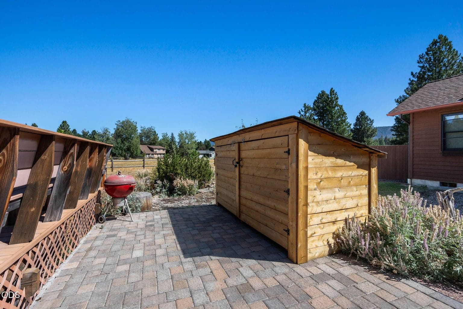 Protected storage for BBQ equipment