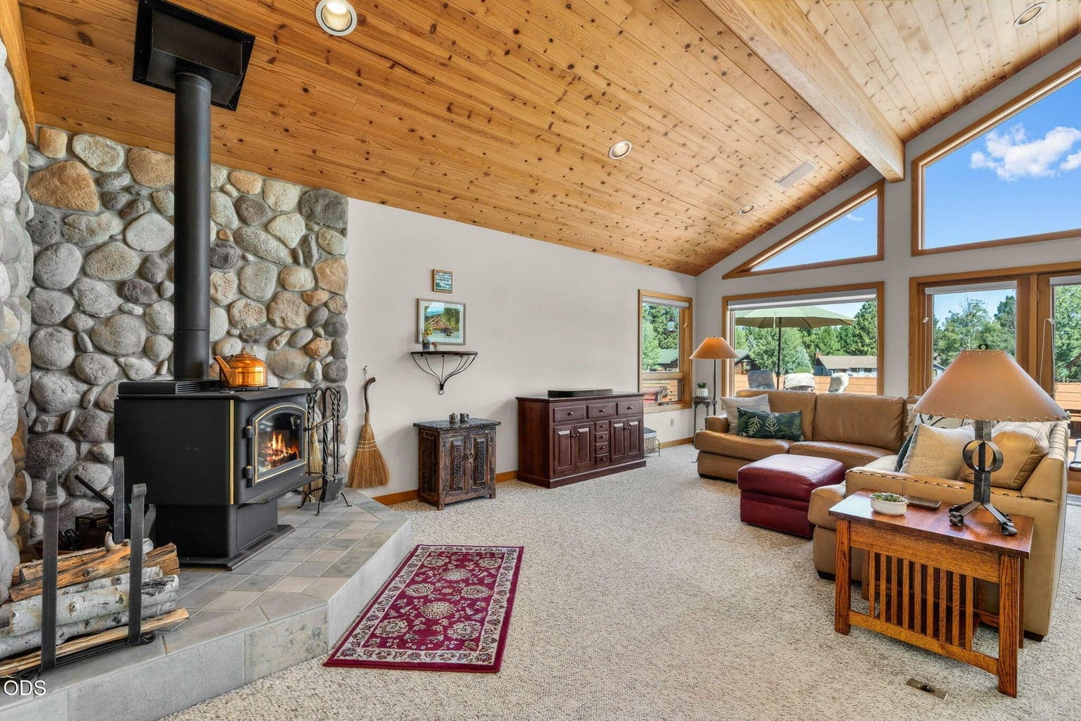 Efficient wood stove is a great heat source