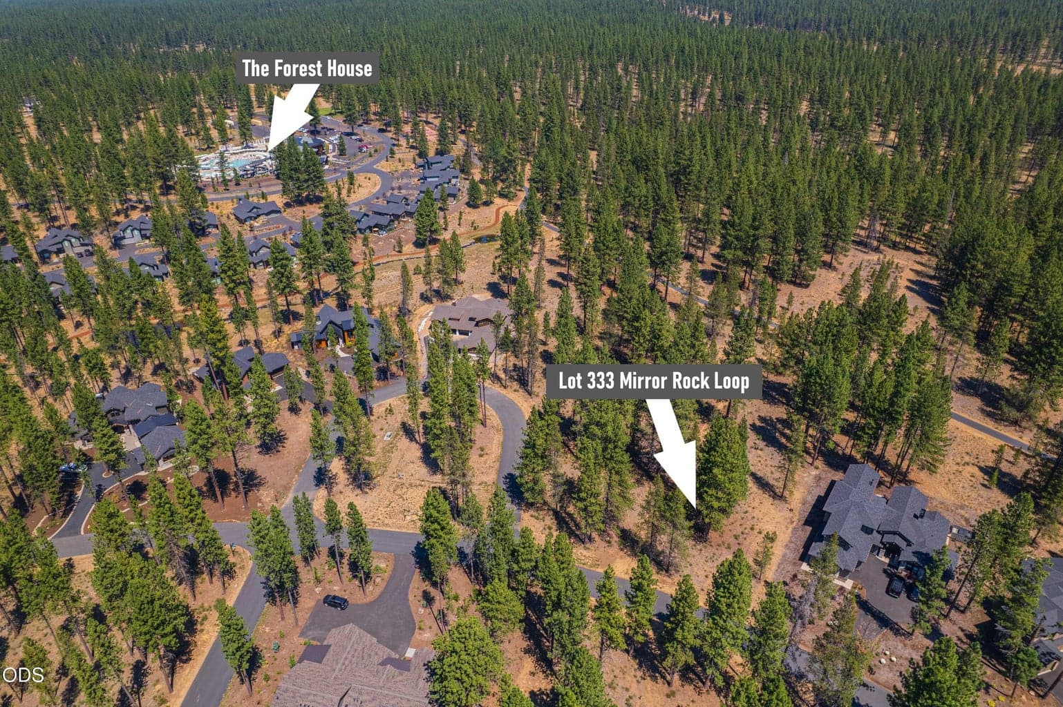 Lot 333 enjoys a convenient Caldera Springs setting with The Forest House nearby, connecting the peaceful homesite with recreation and community gathering spaces.