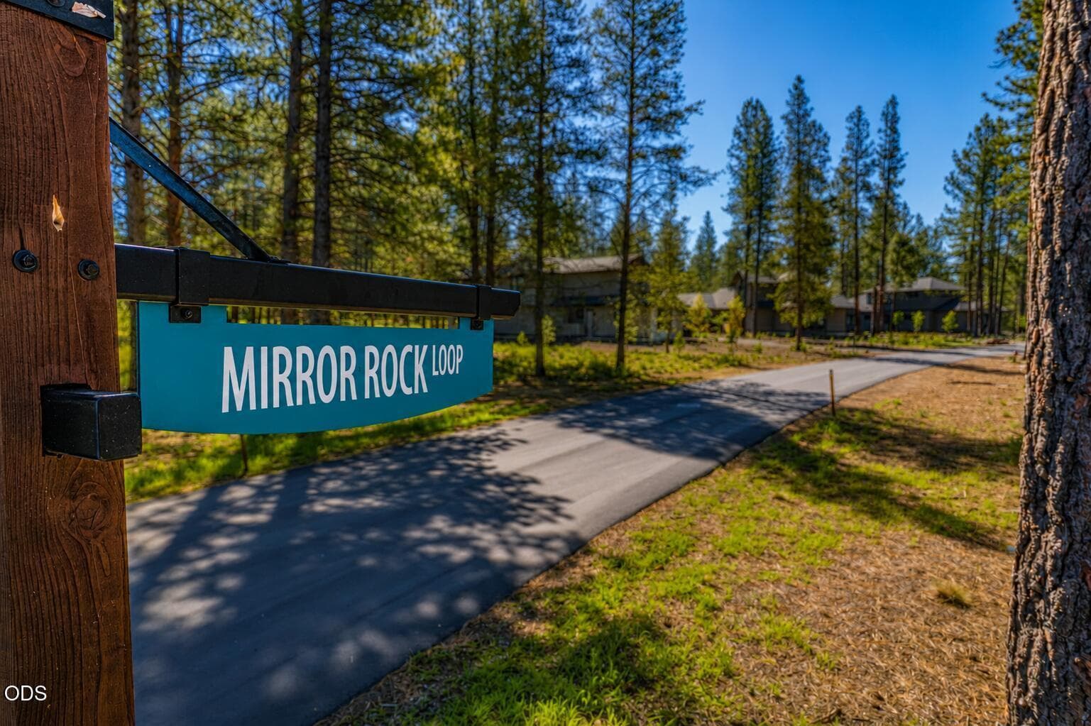 Mirror Rock Loop in Caldera Springs, home to some of the community’s largest homesites amid lakes, streams, trails and Ponderosa pine forest.