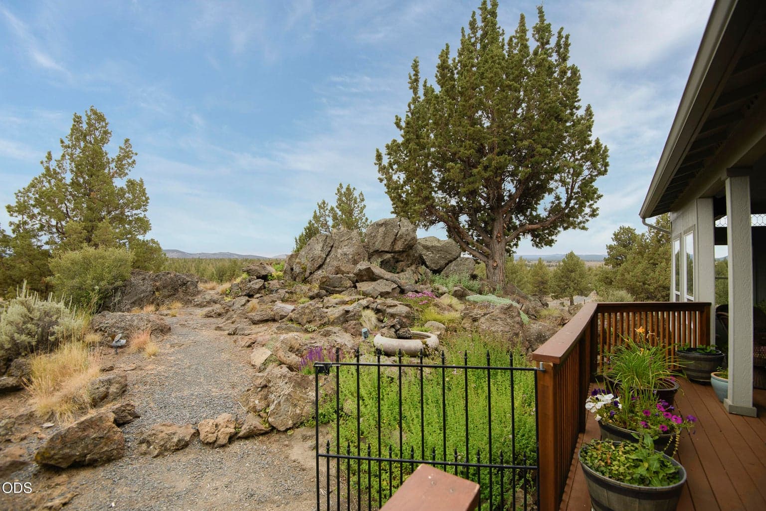 Rock Garden off back deck