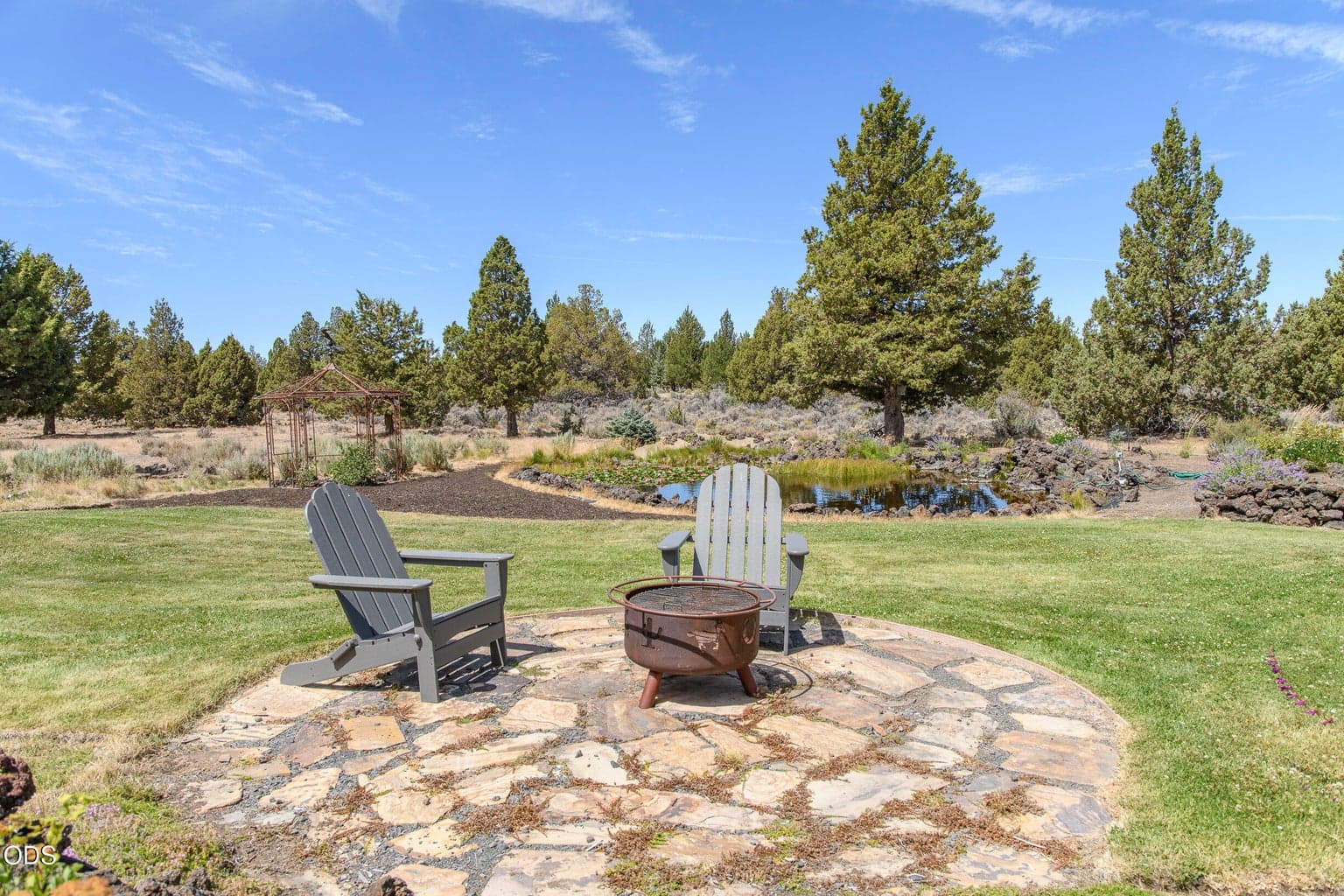 Beautifully landscaped front yard