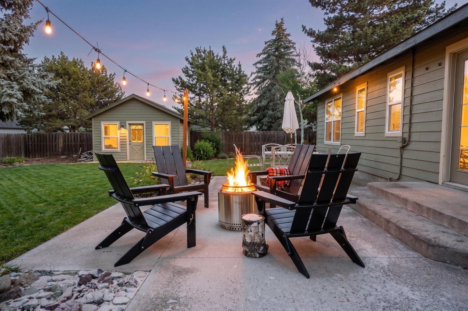 Expansive Fully Fenced Backyard
