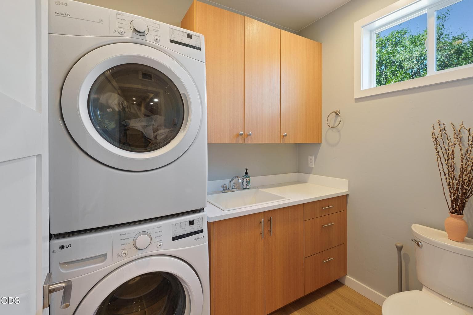ADU Laundry and 1/2 bath (off storage area)
