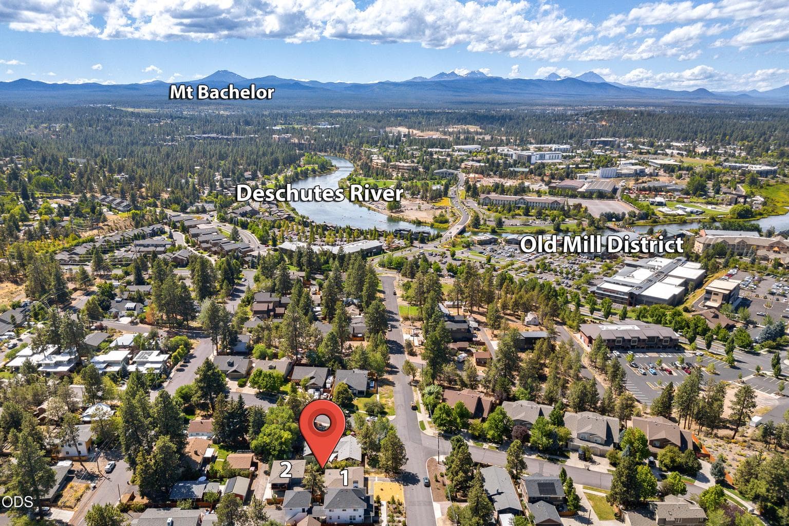 Location is close to Old Mill and the river . . .