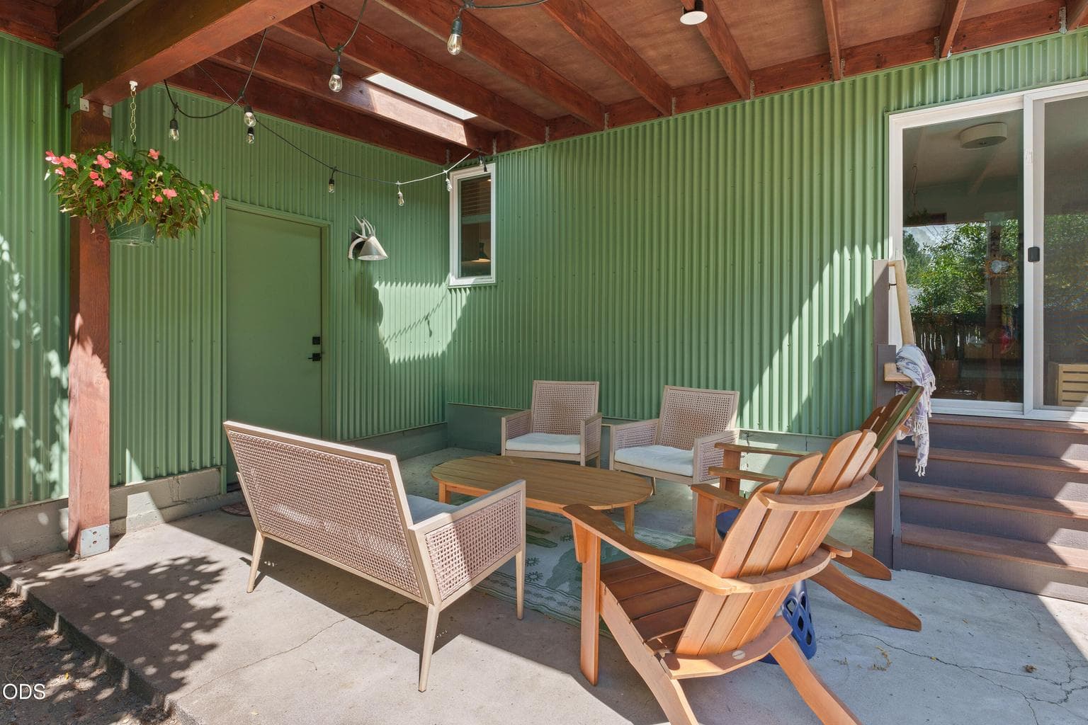 Covered Porch off Guest BR 3