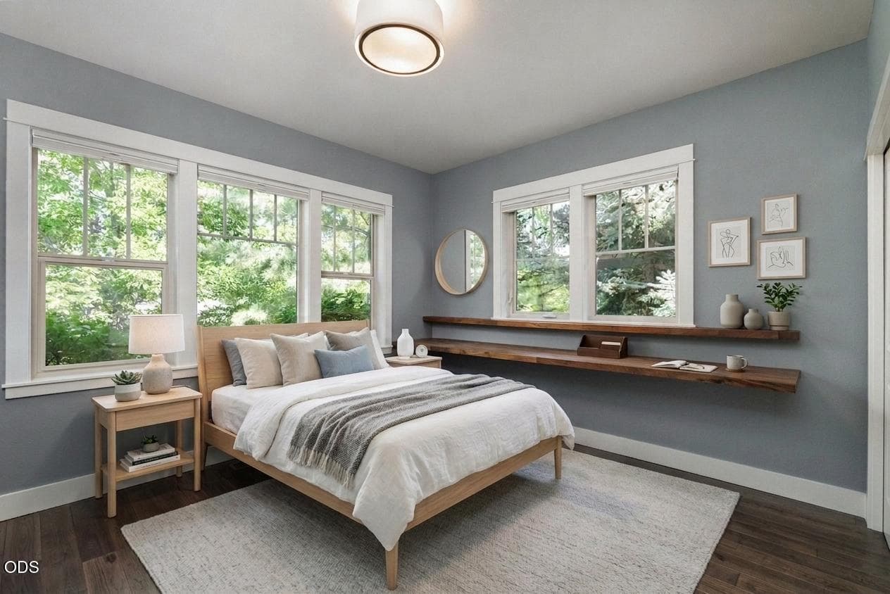 Main Level Bedroom with Attached Full Bath - Flexible For Many Uses (Home Office, Bedroom, etc.)