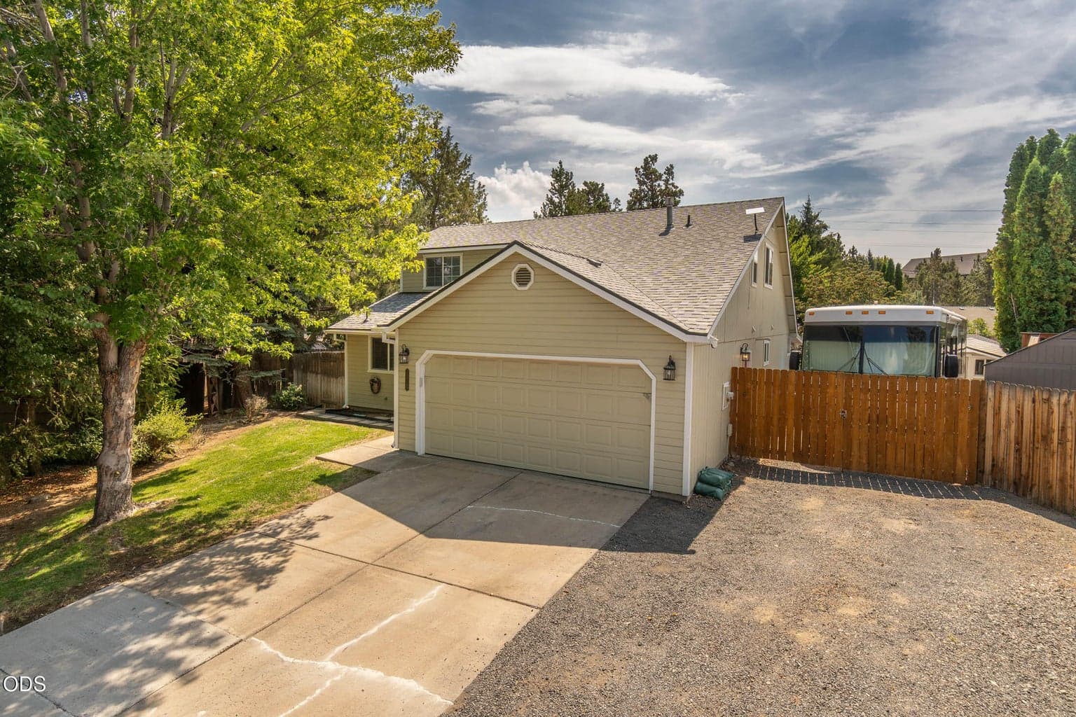 RV Parking is hard-to-find! This is easy, behind-the-fence parking with sewer hook-up, and large adjacent shed. Owner says RV Pkg. is approx. 35' 6" long X 13'5" wide, with a 12' wide gate. Shed is conveniently situated right behind the RV. Plus, another 10x25' spot behind the motorhome. Scroll through to see a photo of the motorhome and shed from the back!