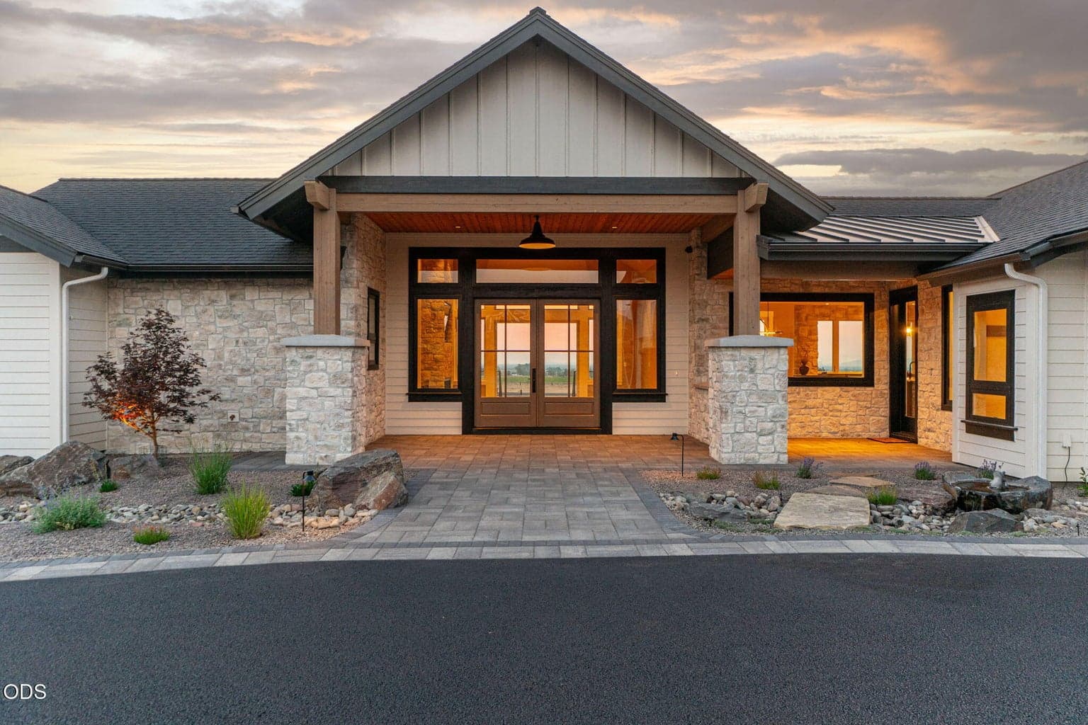 Evening Front Elevation