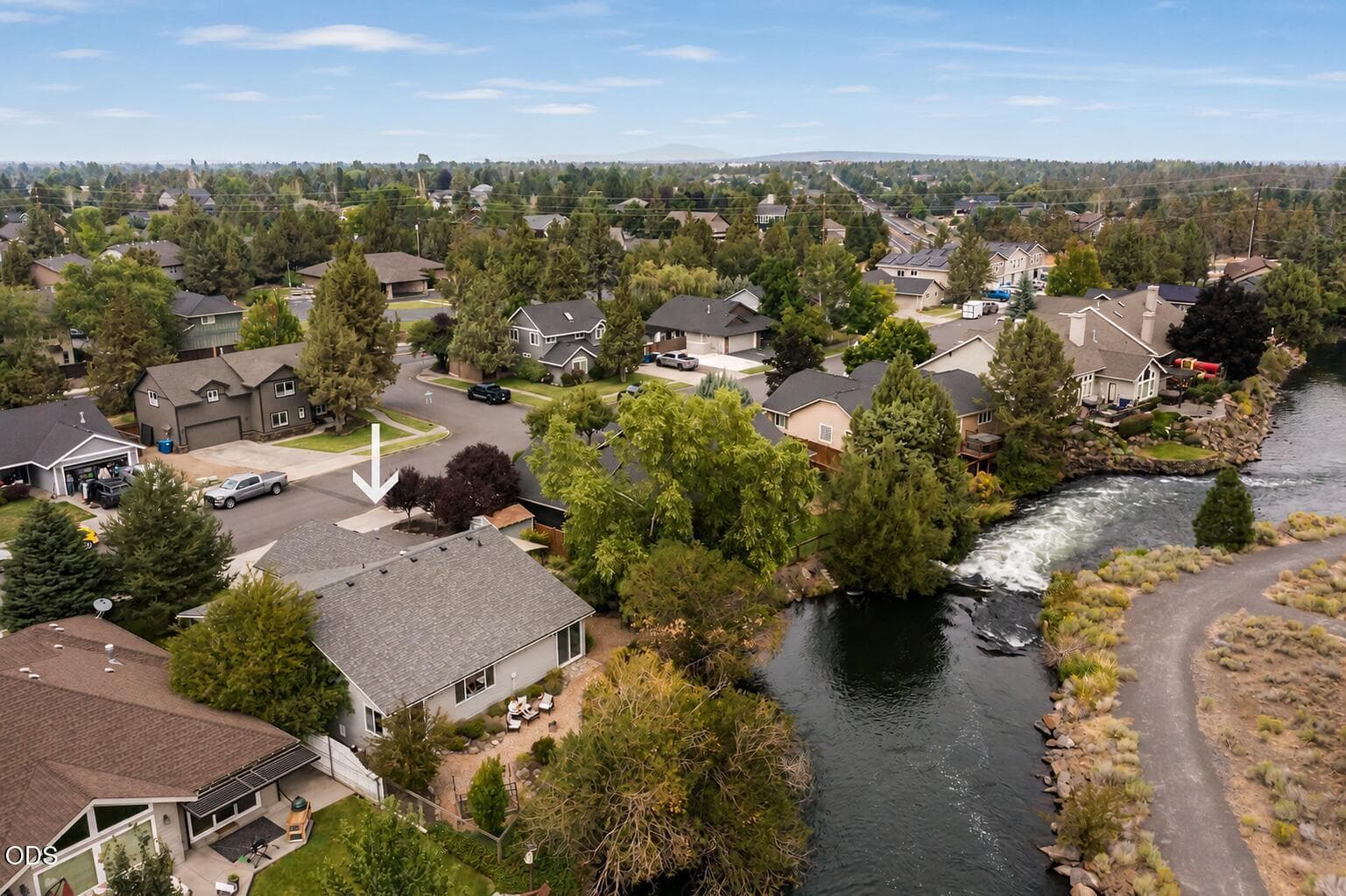 Backing to the canal in NE Bend